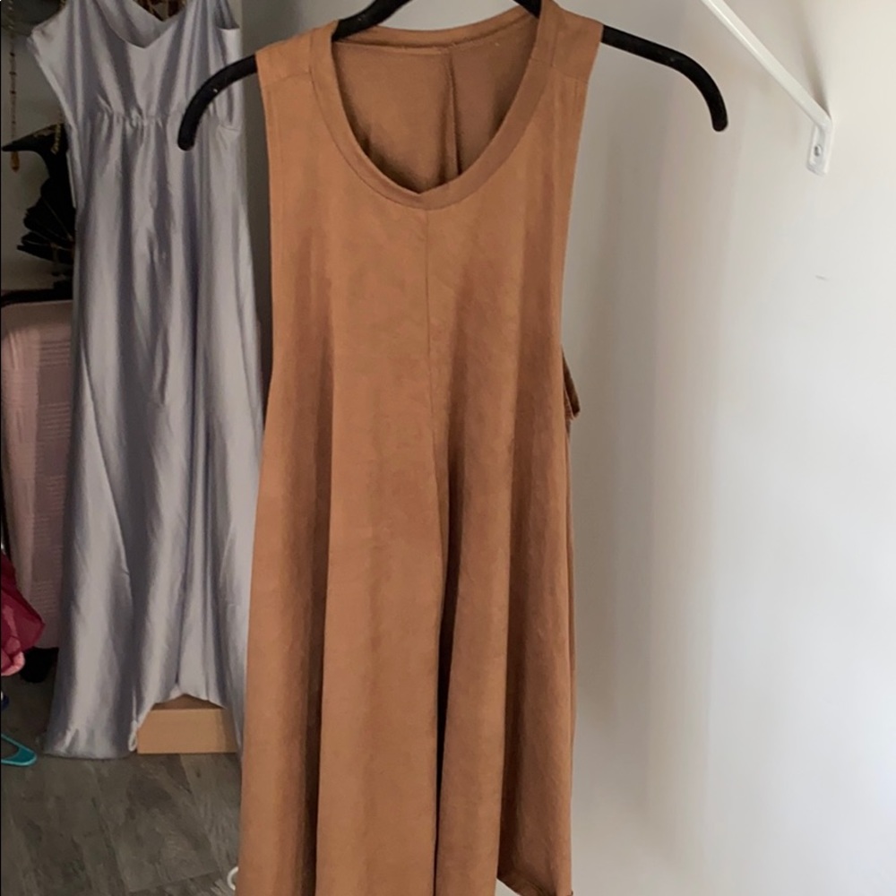 Suede dress